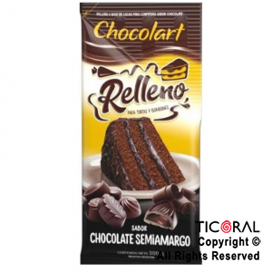 PASTA RELLENO SABOR CHOCOLATE S/AMARGO POUCH 300GRS CHOCOLART X 1